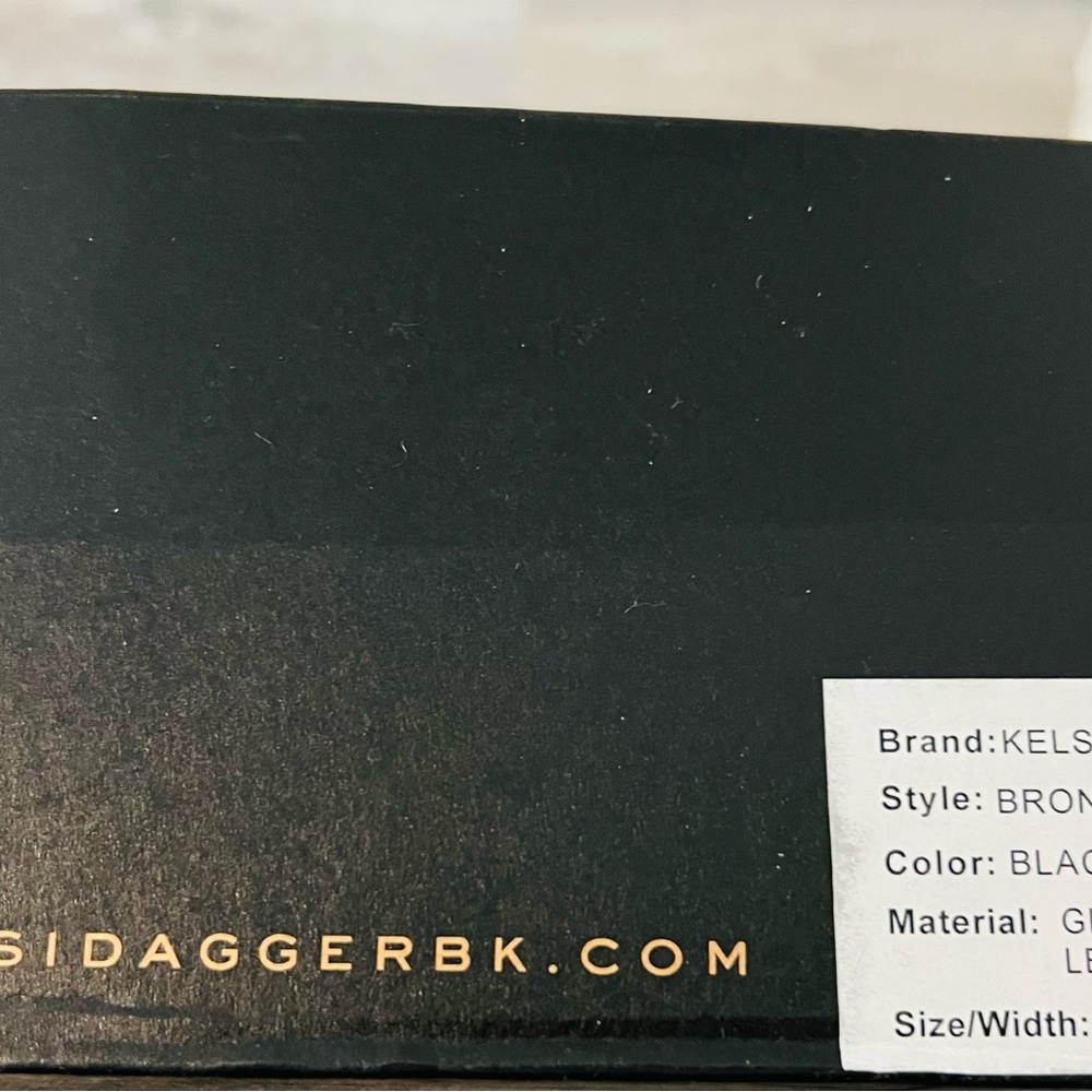 Kelsi Dagger Black Bronx Lace Up Boots